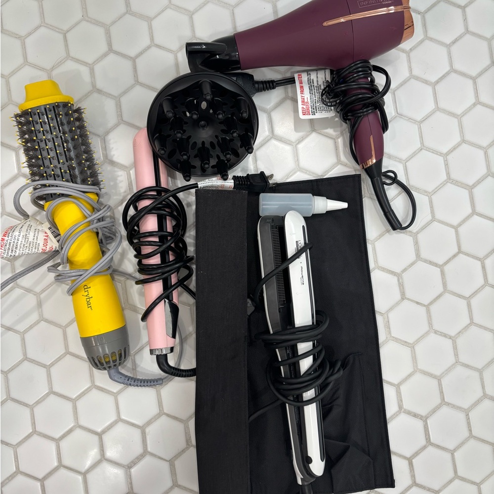 Hair tools bundle - Drybar, L’Oreal Professional, Conair, Eva NYC